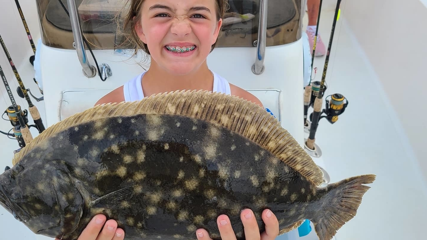 a picture of Late Summer Flounder Fishing in Myrtle Beach with Harvest Moon Fishing Charters