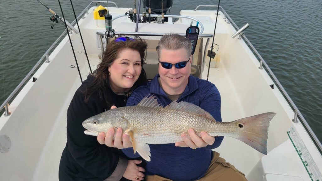 a picture of Winyah Bay, The Best Spot For Redfish Along The Grand Strand with Harvest Moon Fishing Charters