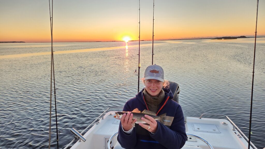 a picture of Fishing for November Trout and Redfish in South Carolina with Harvest Moon Fishing Charters