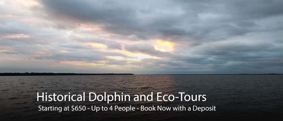 image describing myrtle beach historical dolphin ecotours including number of persons capacity, pricing, and booking information